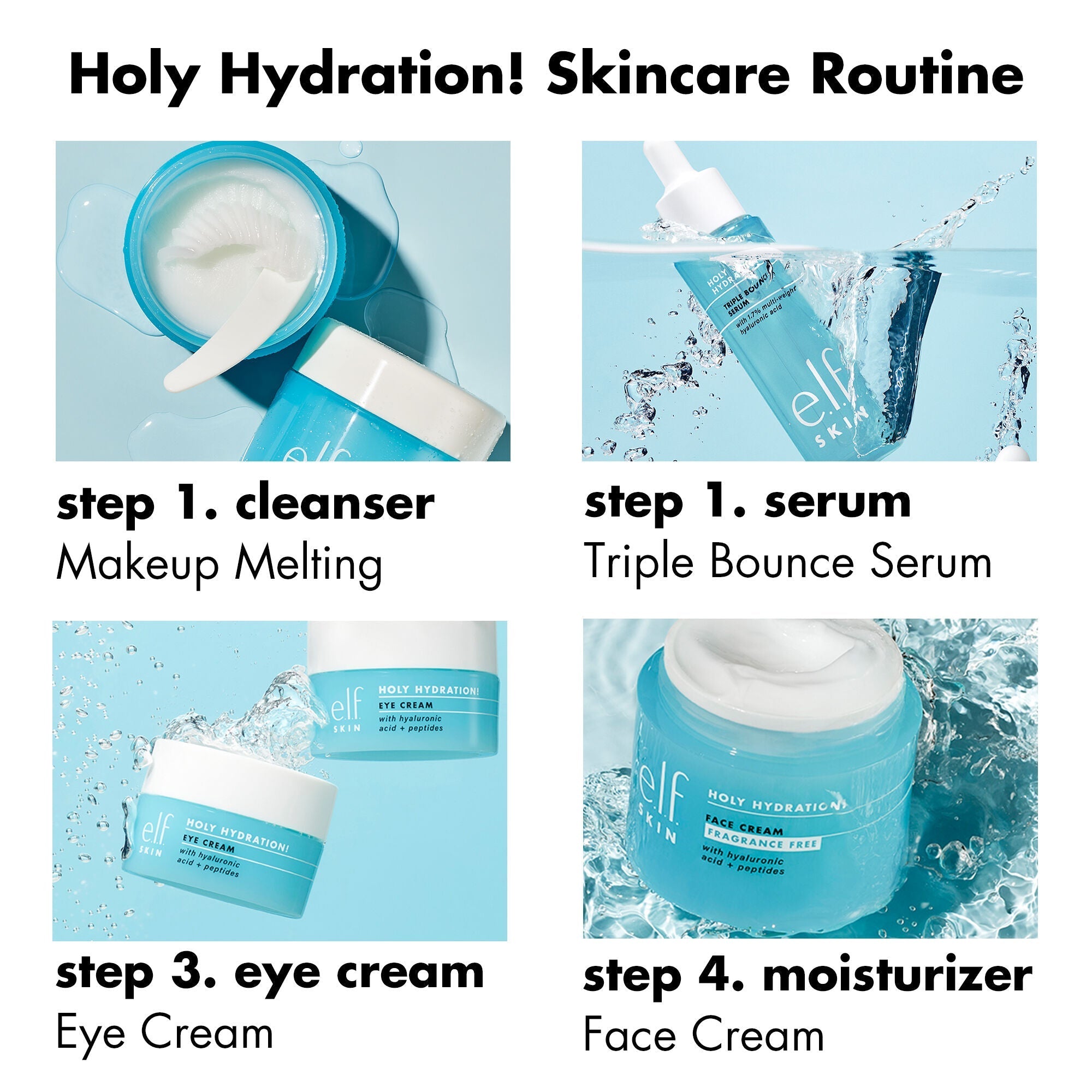 Holy Hydration! 4 Step Daily Skincare Routine